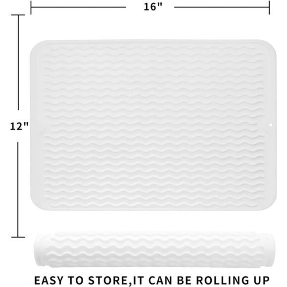 Silicone DishDrying Mat for Multiple Usage,Easyclean,Eco-friendly,Heat-resistant - Picture 2 of 7